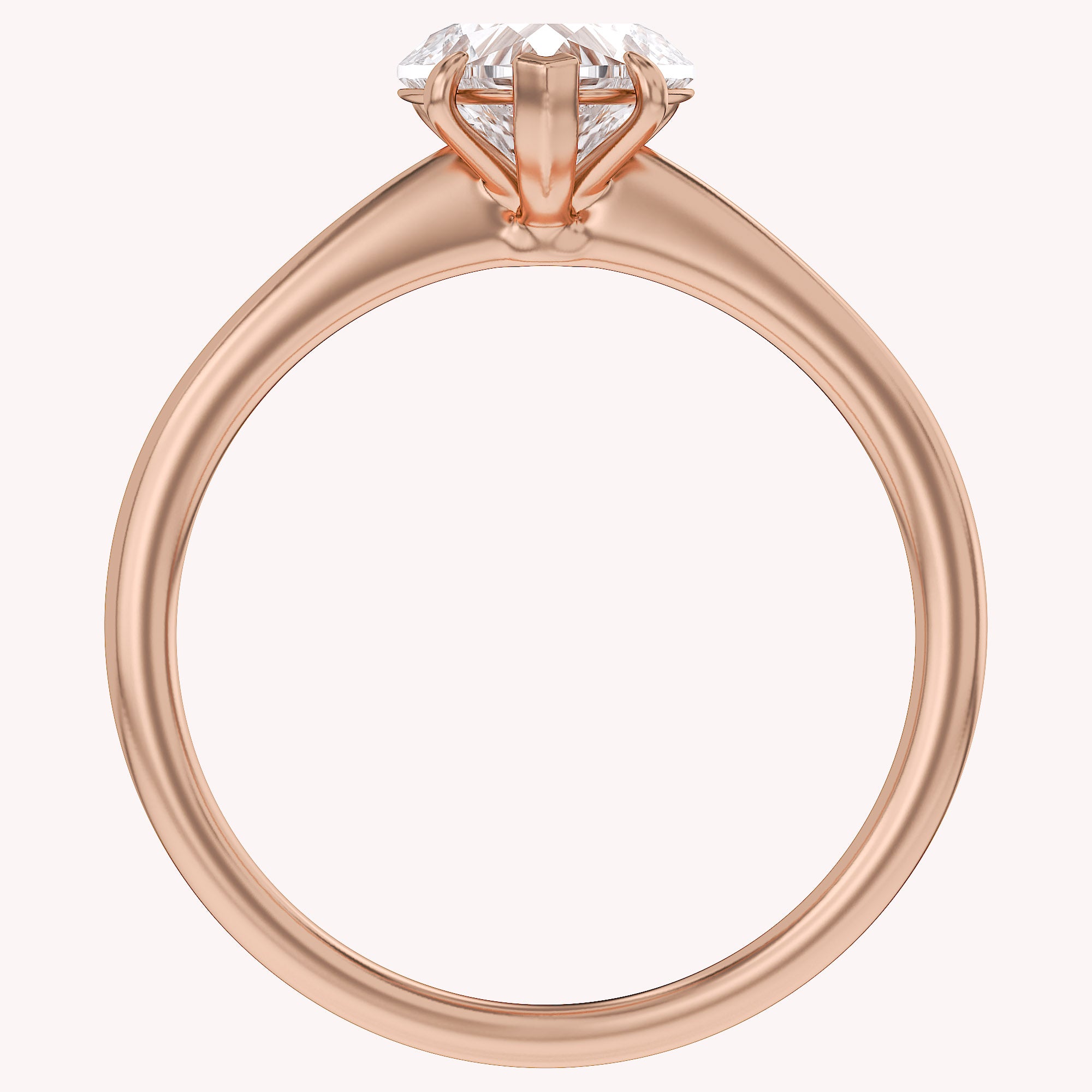 Heart-Cut Solitaire Engagement Ring | Lab-Grown Diamond