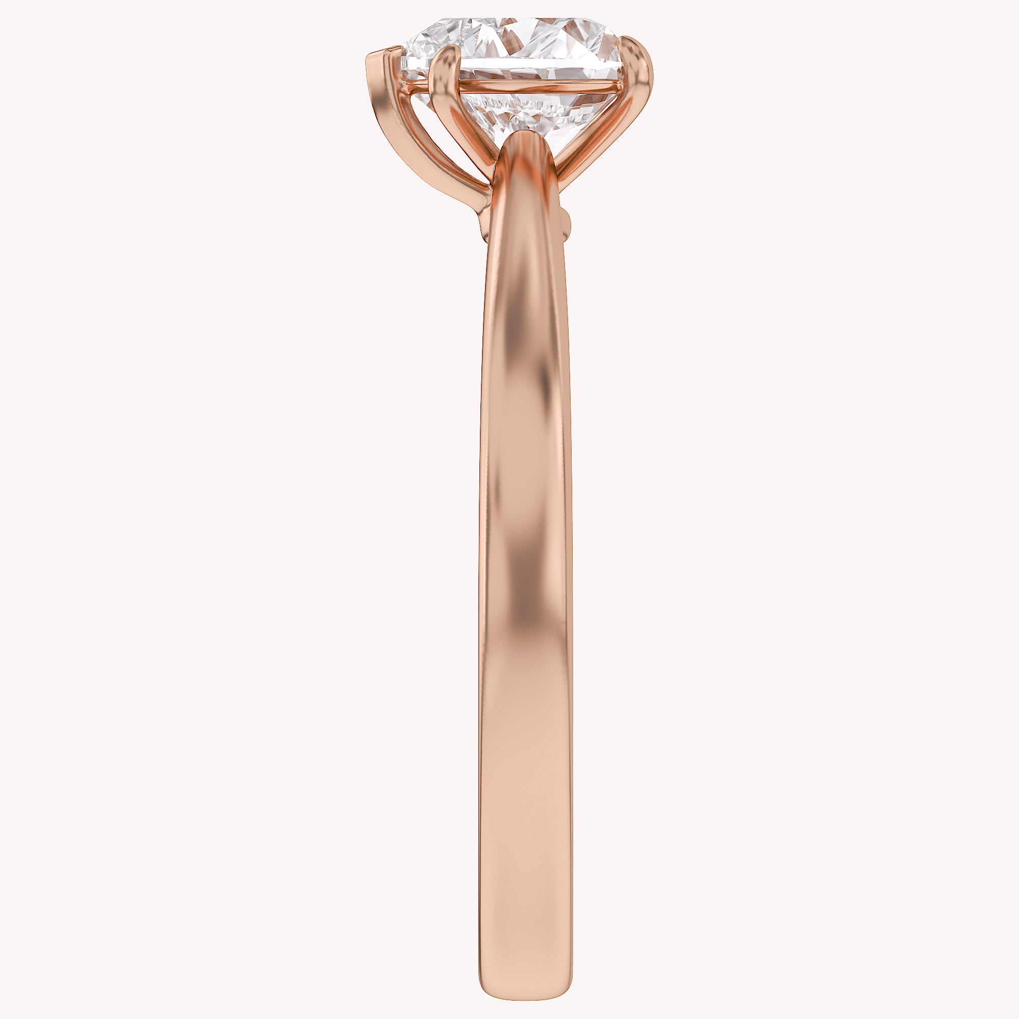 Heart-Cut Solitaire Engagement Ring | Lab-Grown Diamond