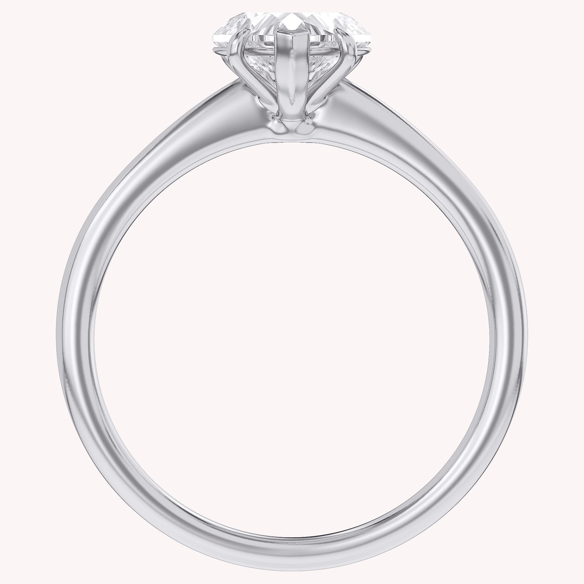 Heart-Cut Solitaire Engagement Ring | Lab-Grown Diamond