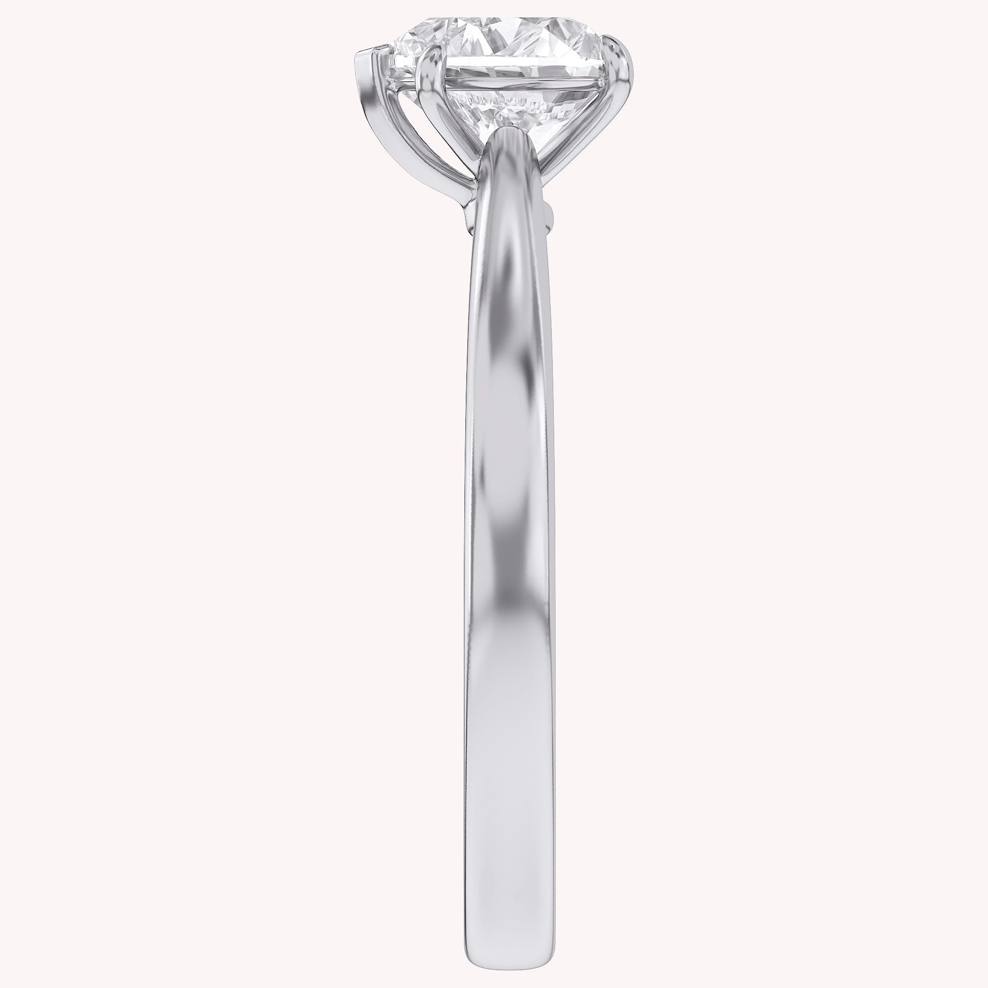 Heart-Cut Solitaire Engagement Ring | Lab-Grown Diamond