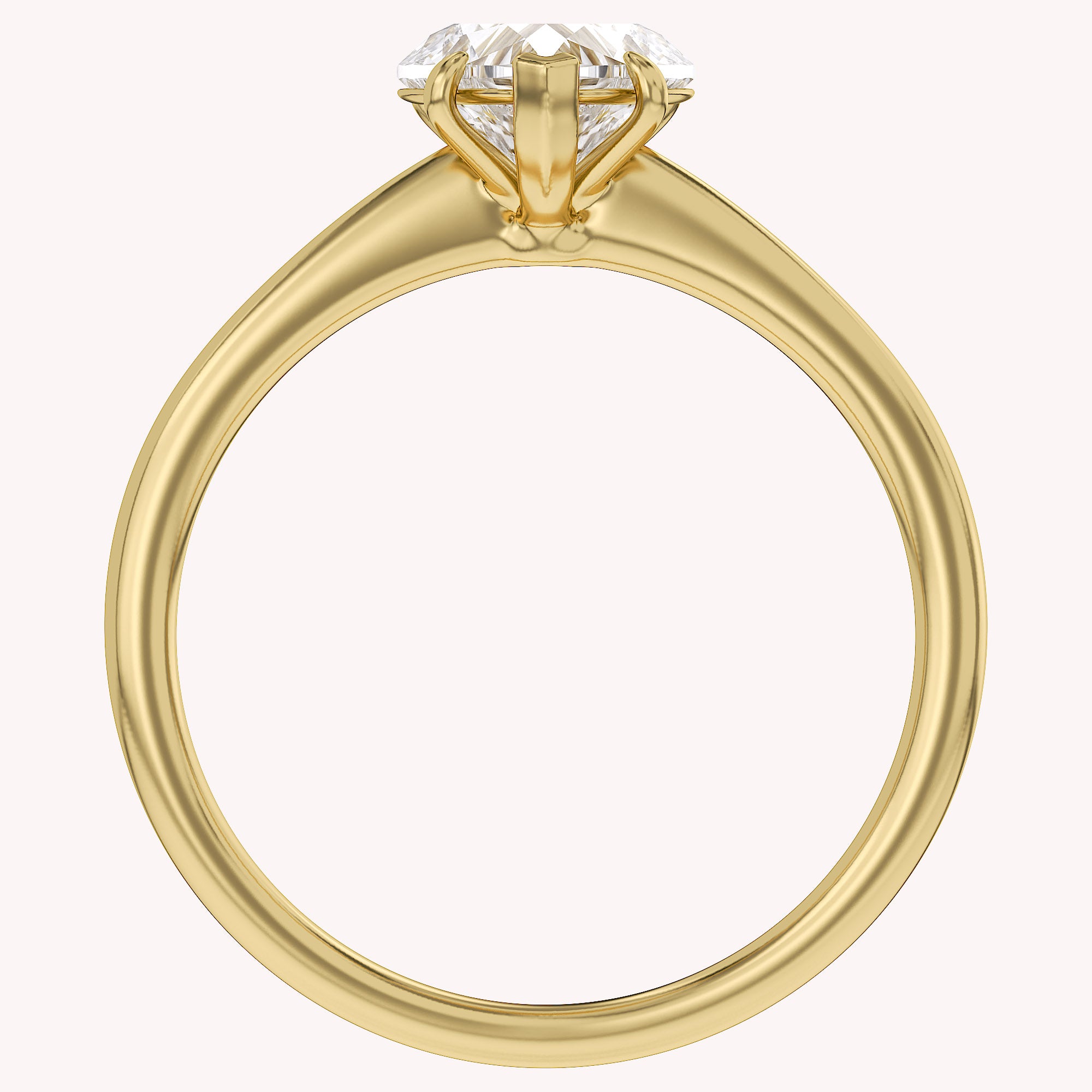 Heart-Cut Solitaire Engagement Ring | Lab-Grown Diamond