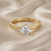 Heart-Cut Solitaire Engagement Ring | Lab-Grown Diamond
