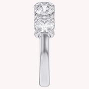 Round-Cut Half-Eternity Ring | Lab-Grown Diamond