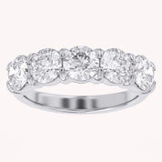 Round-Cut Half-Eternity Ring | Lab-Grown Diamond