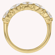 Round-Cut Half-Eternity Ring | Lab-Grown Diamond