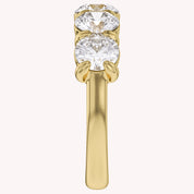 Round-Cut Half-Eternity Ring | Lab-Grown Diamond