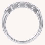 Emerald-Cut Half-Eternity Ring | Lab-Grown Diamond