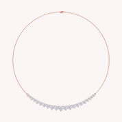 Bib Chain Necklace Lab Created Moissanite