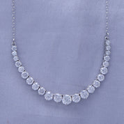 Bib Chain Necklace Lab Grown Diamond