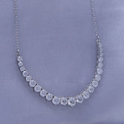 Bib Chain Necklace Lab Grown Diamond