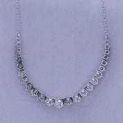 Bib Chain Necklace Lab Grown Diamond