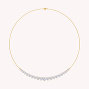 Bib Chain Necklace Lab Created Moissanite