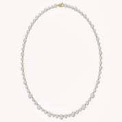 Classic 9.20 CTTW Round cut Lab-Grown Diamond Tennis Necklace