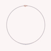 Bib Choker Chain Necklace Lab Created Moissanite