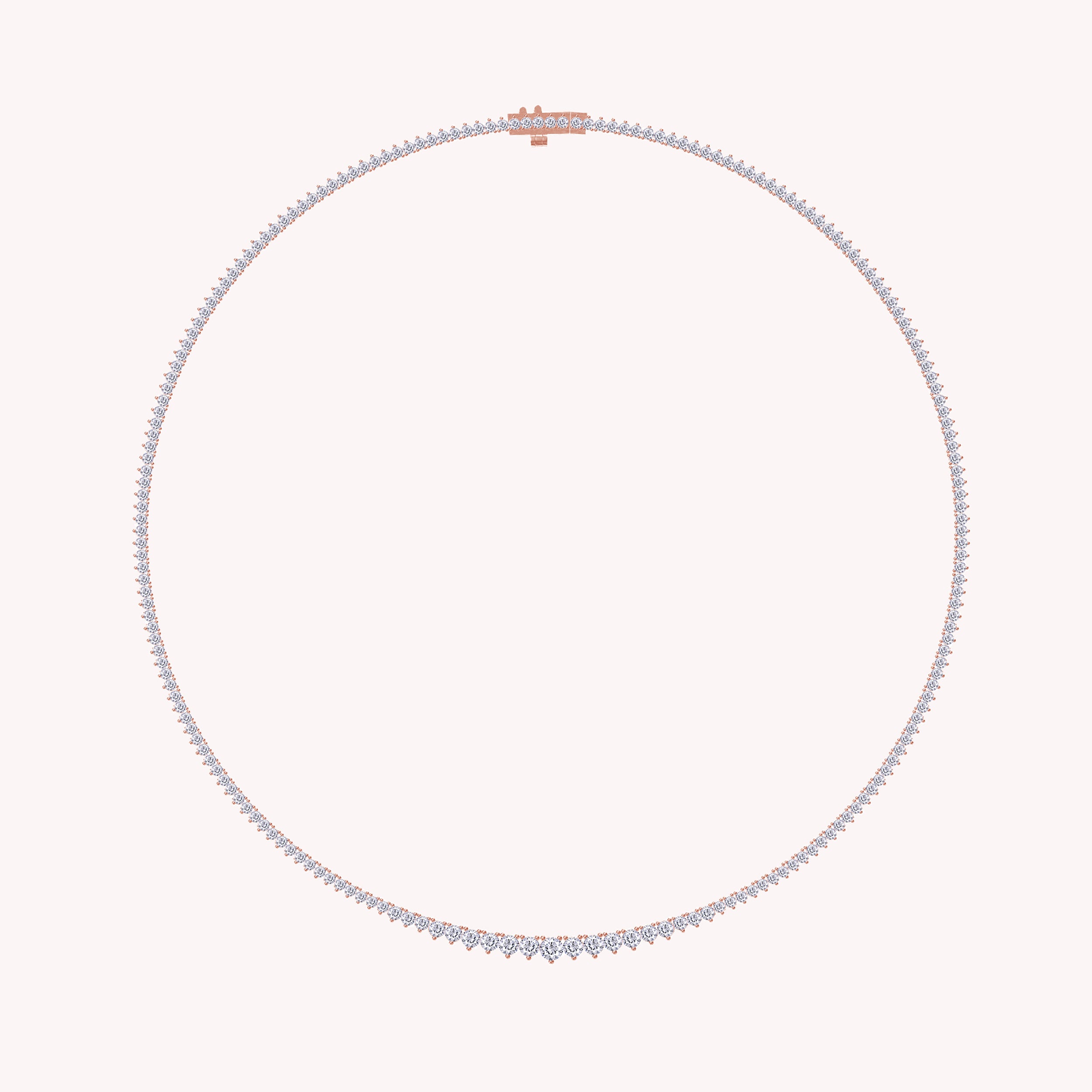 Bib Choker Chain Necklace Lab Created Moissanite