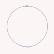 Bib Choker Chain Necklace Lab Created Moissanite