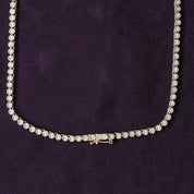 Lab Created Moissanite Tennis Miracle Set Necklace