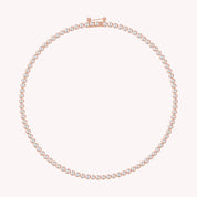 Lab Created Moissanite Diamond Miracle Set Necklace