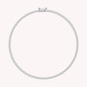 Lab Created Moissanite Diamond Miracle Set Necklace