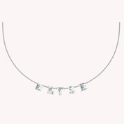 Personalized Name ELYSE Chain Necklace In Lab Created Moissanite