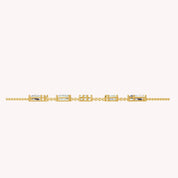 Personalized Name ELYSE Chain Necklace In Lab Created Moissanite