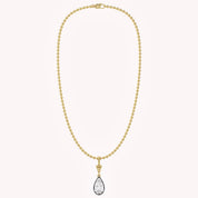 7.00 Carat Pear Cut Lab Grown Diamond Solitaire Pendant Necklace