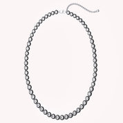 12 CTTW Round Cut Lab Grown Diamond Georgian-Inspired Tennis Necklace
