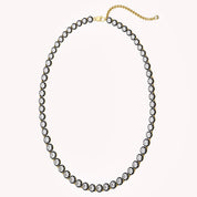 12 CTTW Round Cut Lab Grown Diamond Georgian-Inspired Tennis Necklace