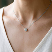 Round-Cut Solitaire Pendant Necklace | Lab-Grown Diamond
