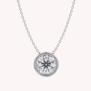 Round-Cut Solitaire Pendant Necklace | Lab-Grown Diamond