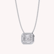 Emerald-Cut Solitaire Pendant Necklace | Lab-Grown Diamond