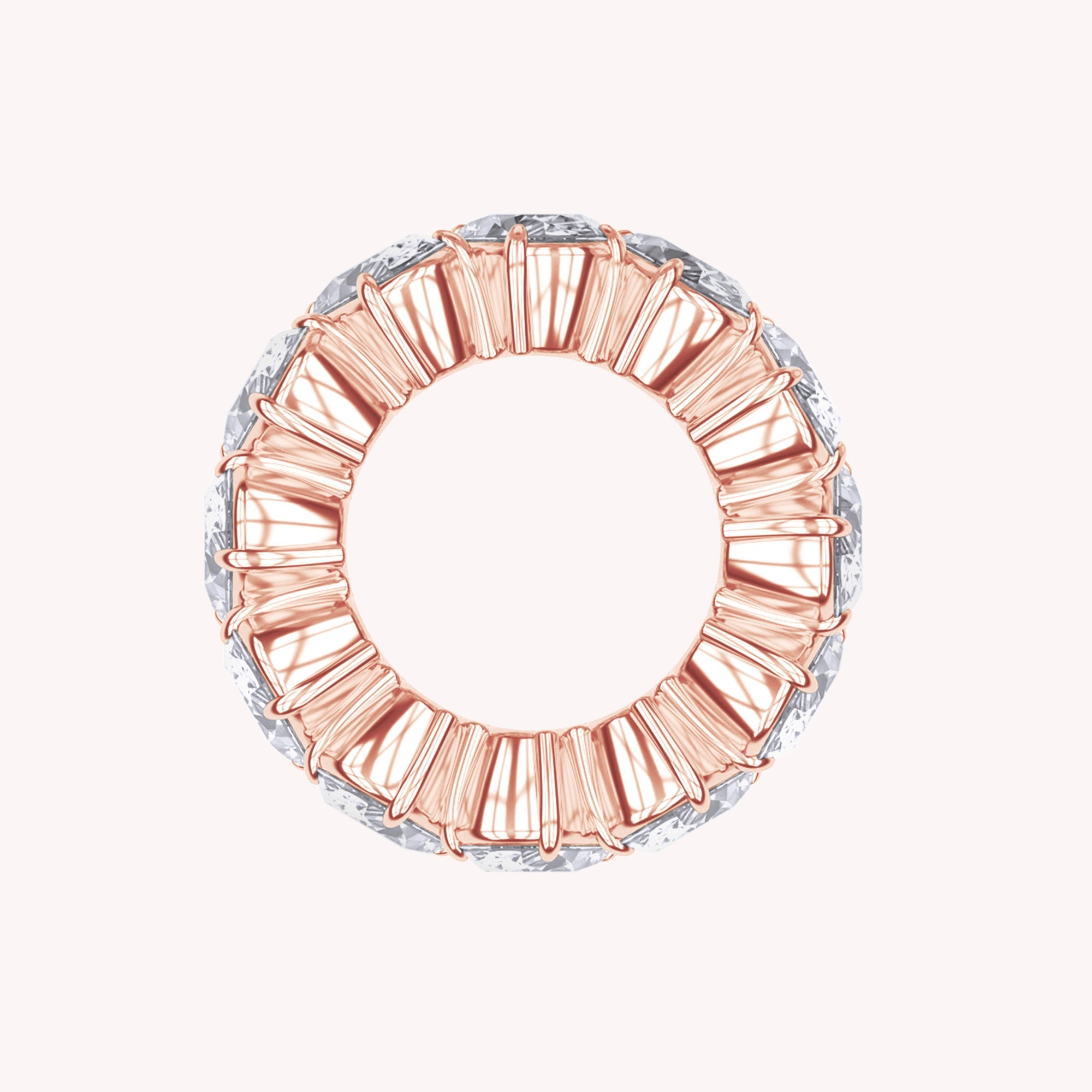 Eternity Circle Ring Lab Created Moissanite