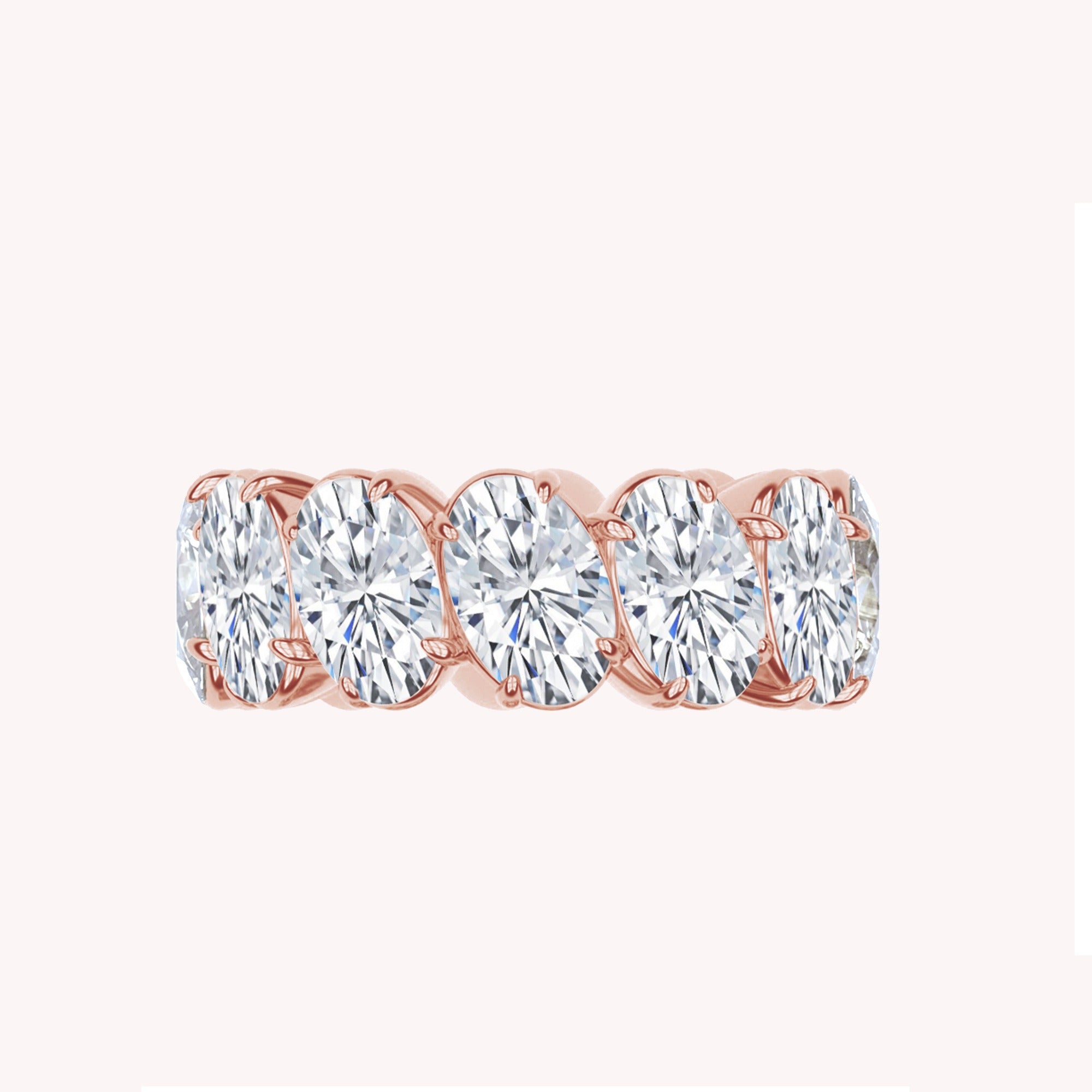 Eternity Circle Ring Lab Created Moissanite