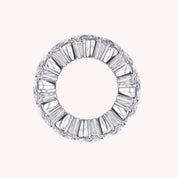 Eternity Circle Ring Lab Created Moissanite
