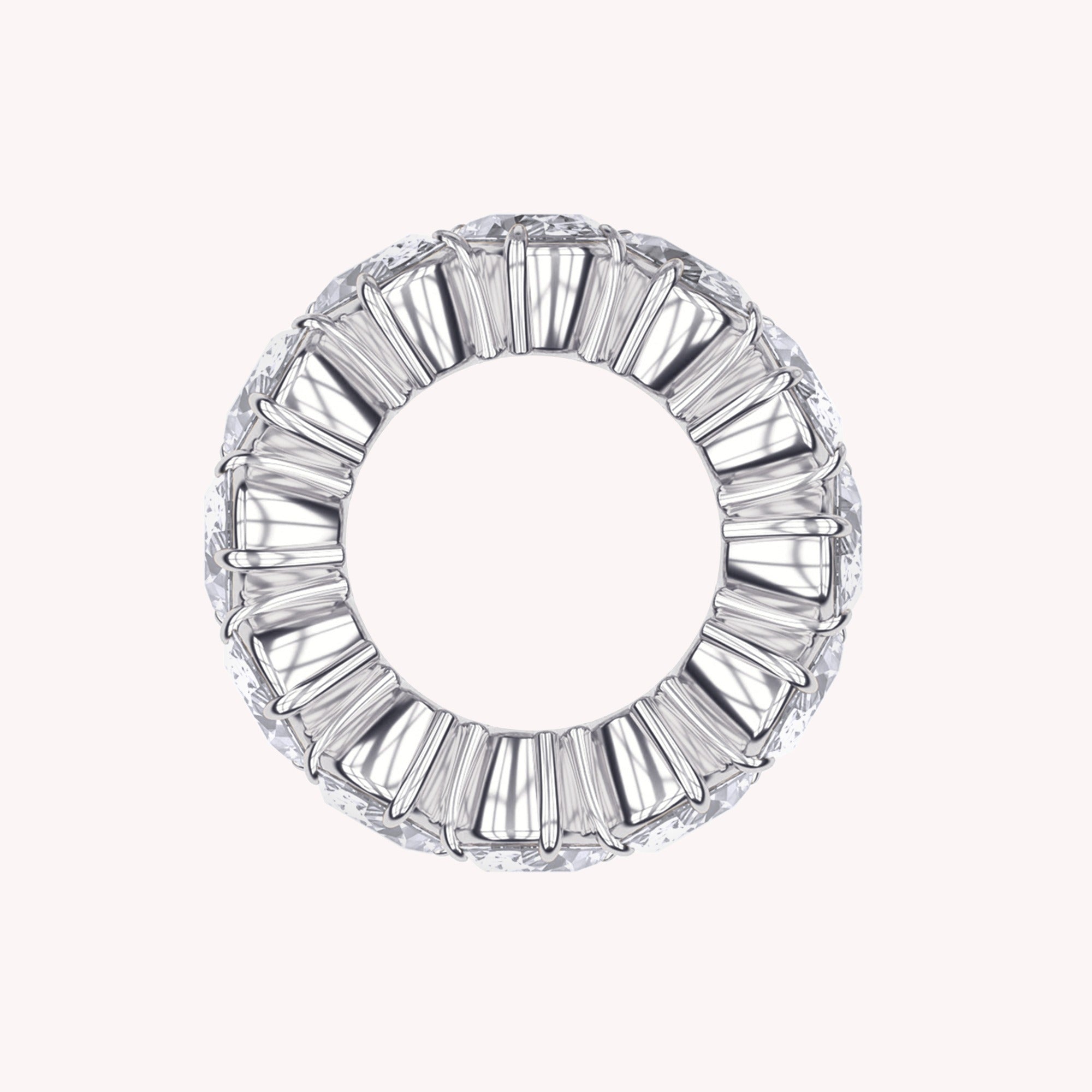 Eternity Circle Ring Lab Created Moissanite