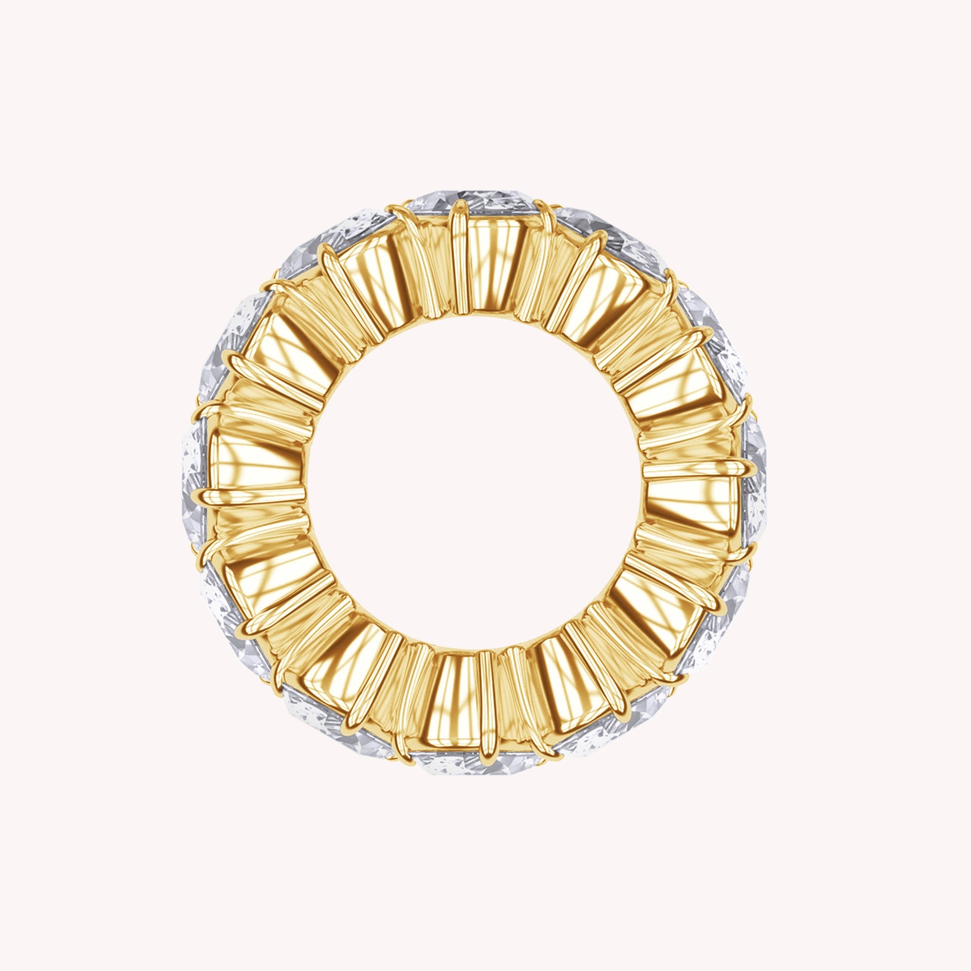 Eternity Circle Ring Lab Created Moissanite
