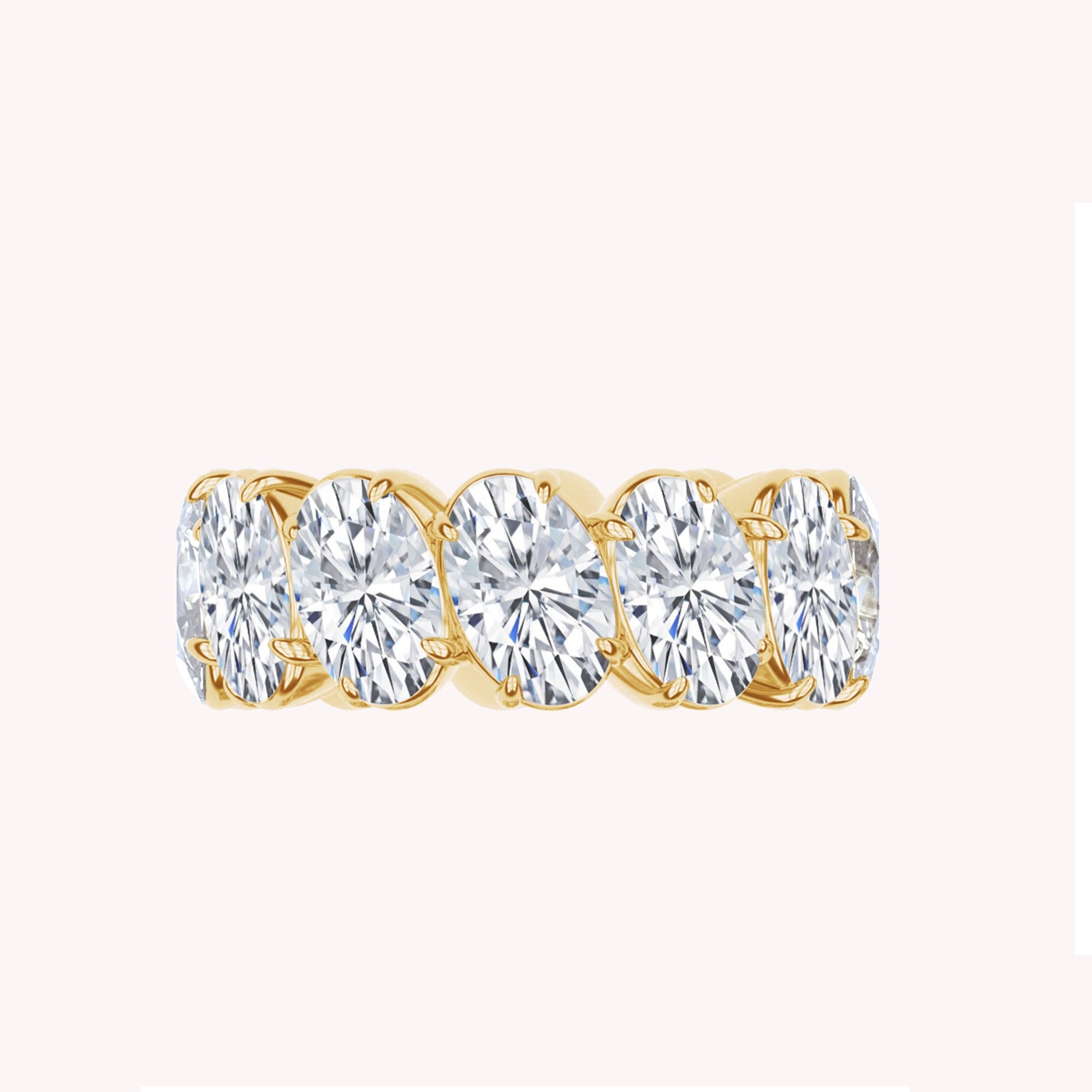 Eternity Circle Ring Lab Created Moissanite
