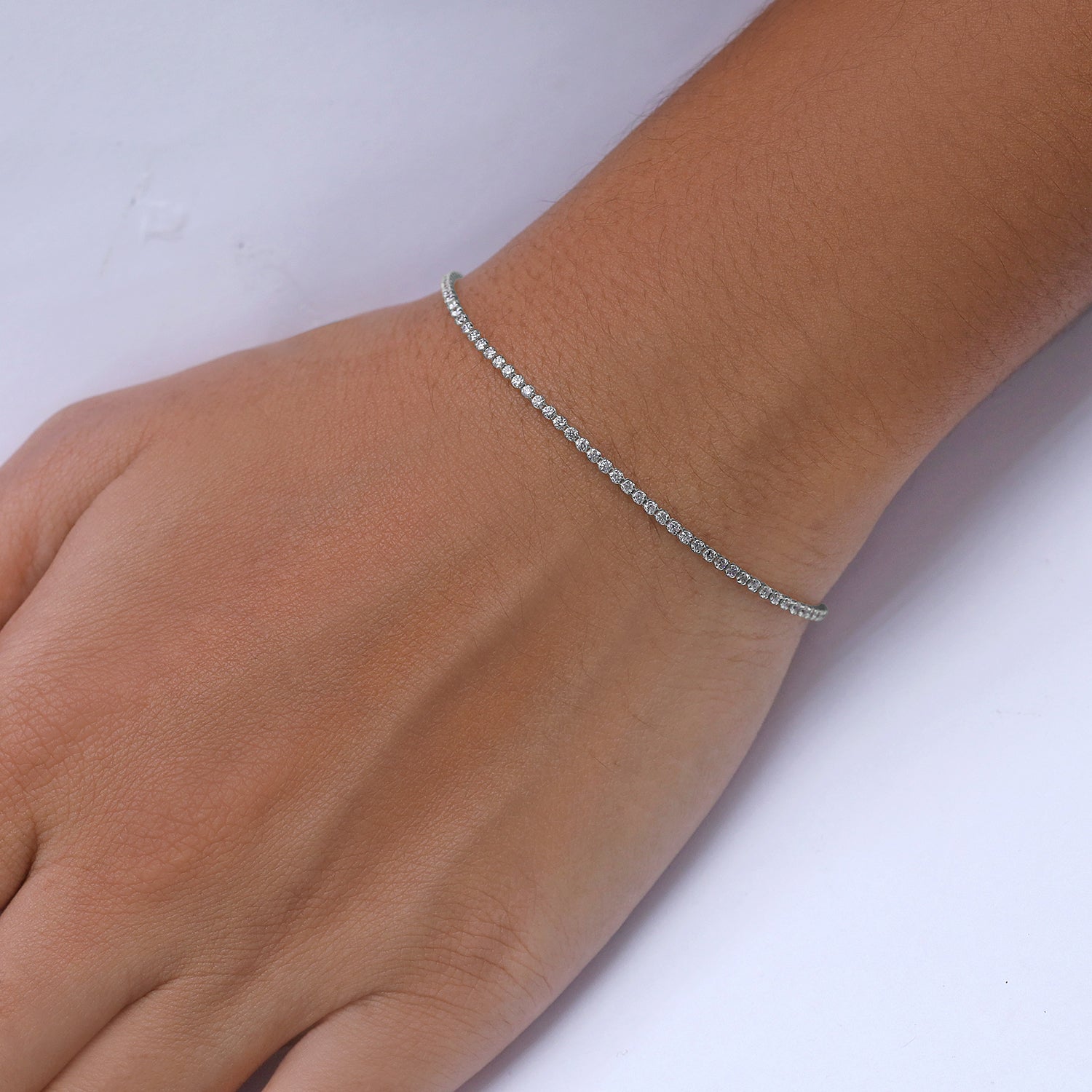 1.50MM Lab Grown Diamond Tennis Bracelet