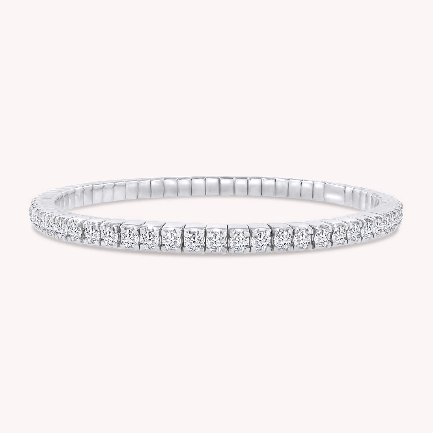 3MM Tennis Bracelet in Lab Created Moissanite