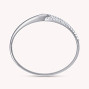 Lab Created Moissanite Twist Intertwin Bangle Bracelet