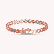 Lab Created Moissanite Miracle Set 5MM Width Tennis Bracelet
