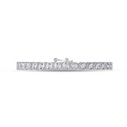 Lab Created Moissanite Miracle Set 5MM Width Tennis Bracelet