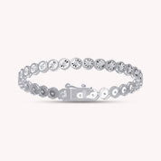 Lab Created Moissanite Miracle Set 5MM Width Tennis Bracelet