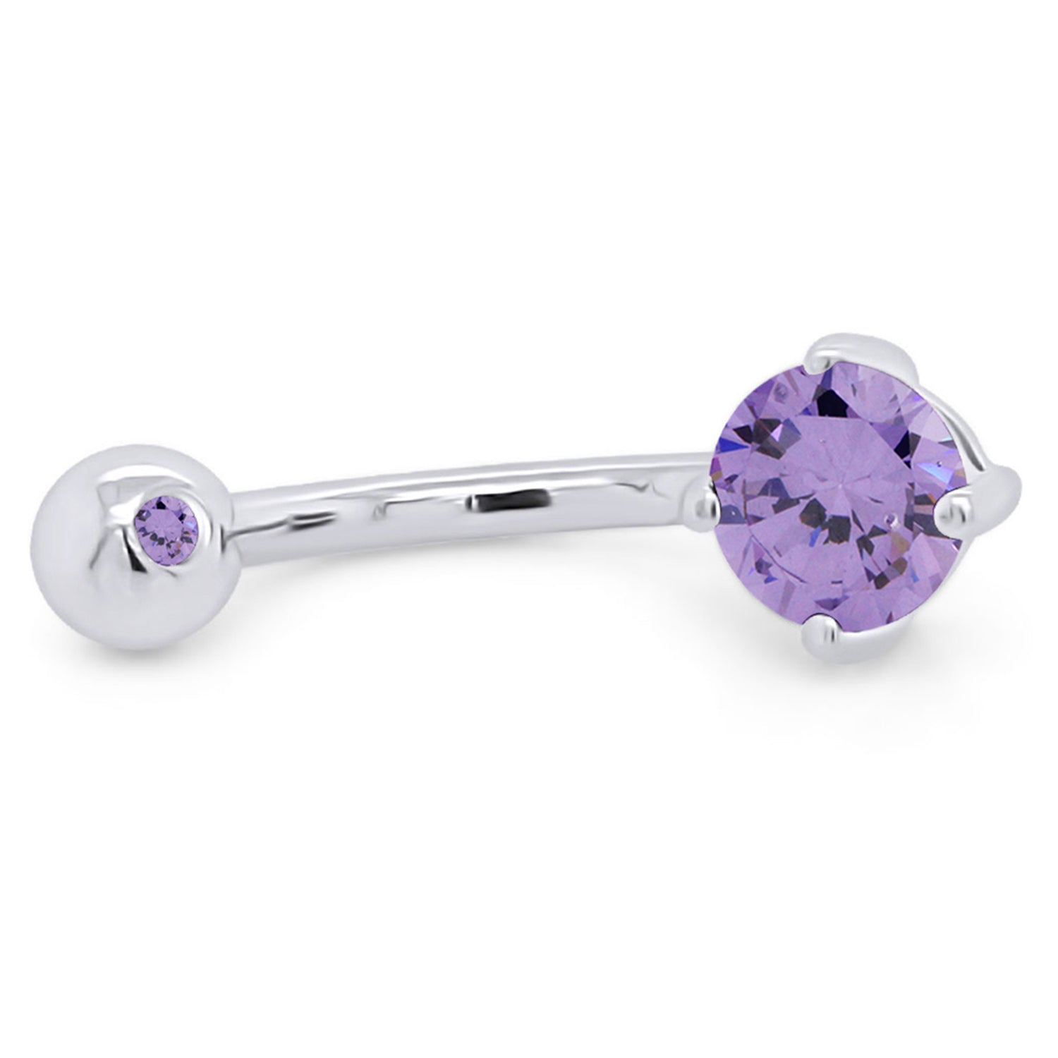 Body Piercing Belly Button Navel Ring Sterling Silver