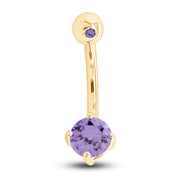 Body Piercing Belly Button Navel Ring Sterling Silver