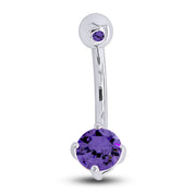 Body Piercing Belly Button Navel Ring Sterling Silver