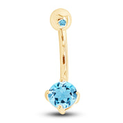 Body Piercing Belly Button Navel Ring Sterling Silver