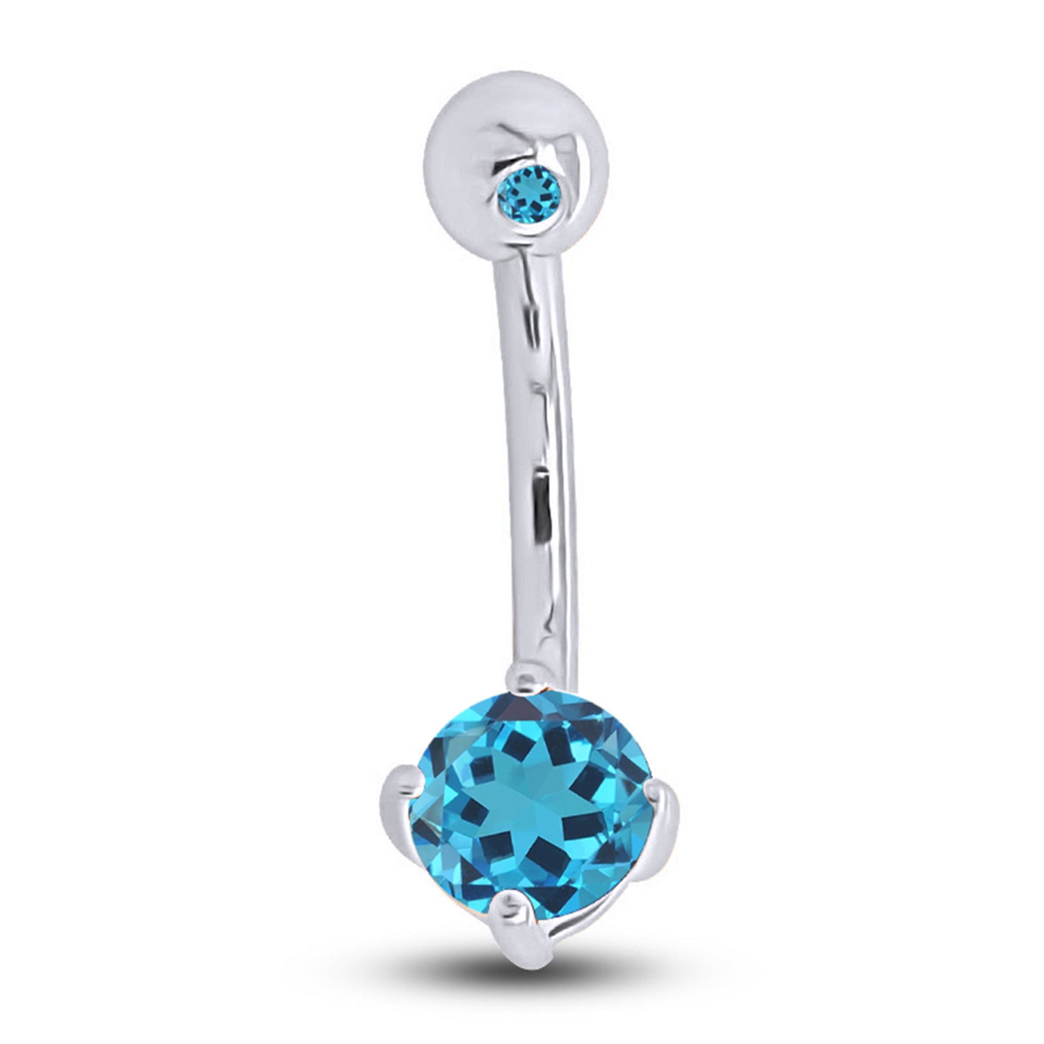 Body Piercing Belly Button Navel Ring Sterling Silver