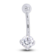 Body Piercing Belly Button Navel Ring Sterling Silver