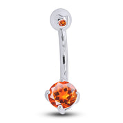 Body Piercing Belly Button Navel Ring Sterling Silver